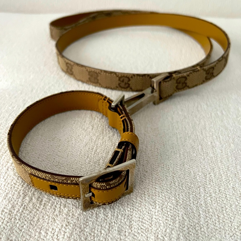 Very rare Tom Ford Gucci GG Dog Leash and Dog Collar plus Dust Bag.
